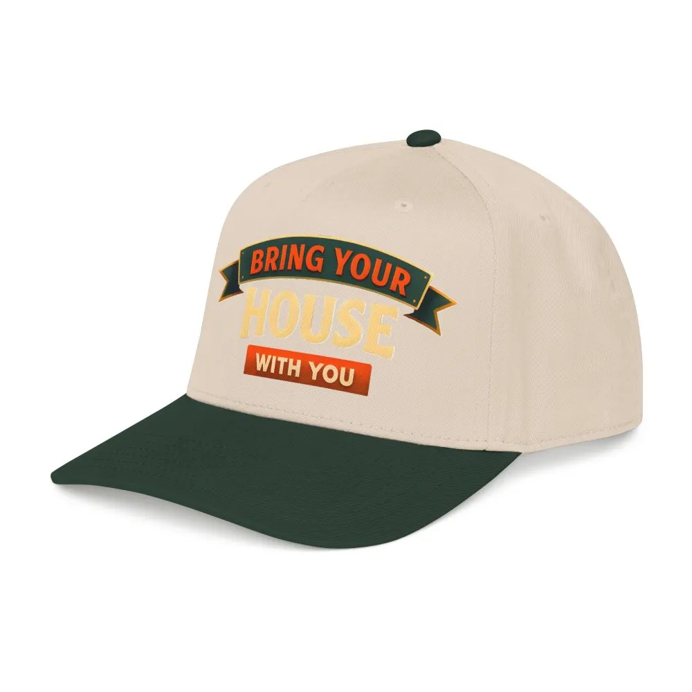 14955301042962557400_2048.jpeg Baseball Cap - "Bring Your House With You" Design Scenic-Line