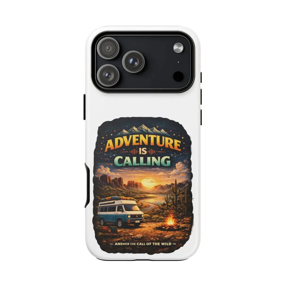 Phone Case — "Adventure Is Calling" (Design Scenic-Line)