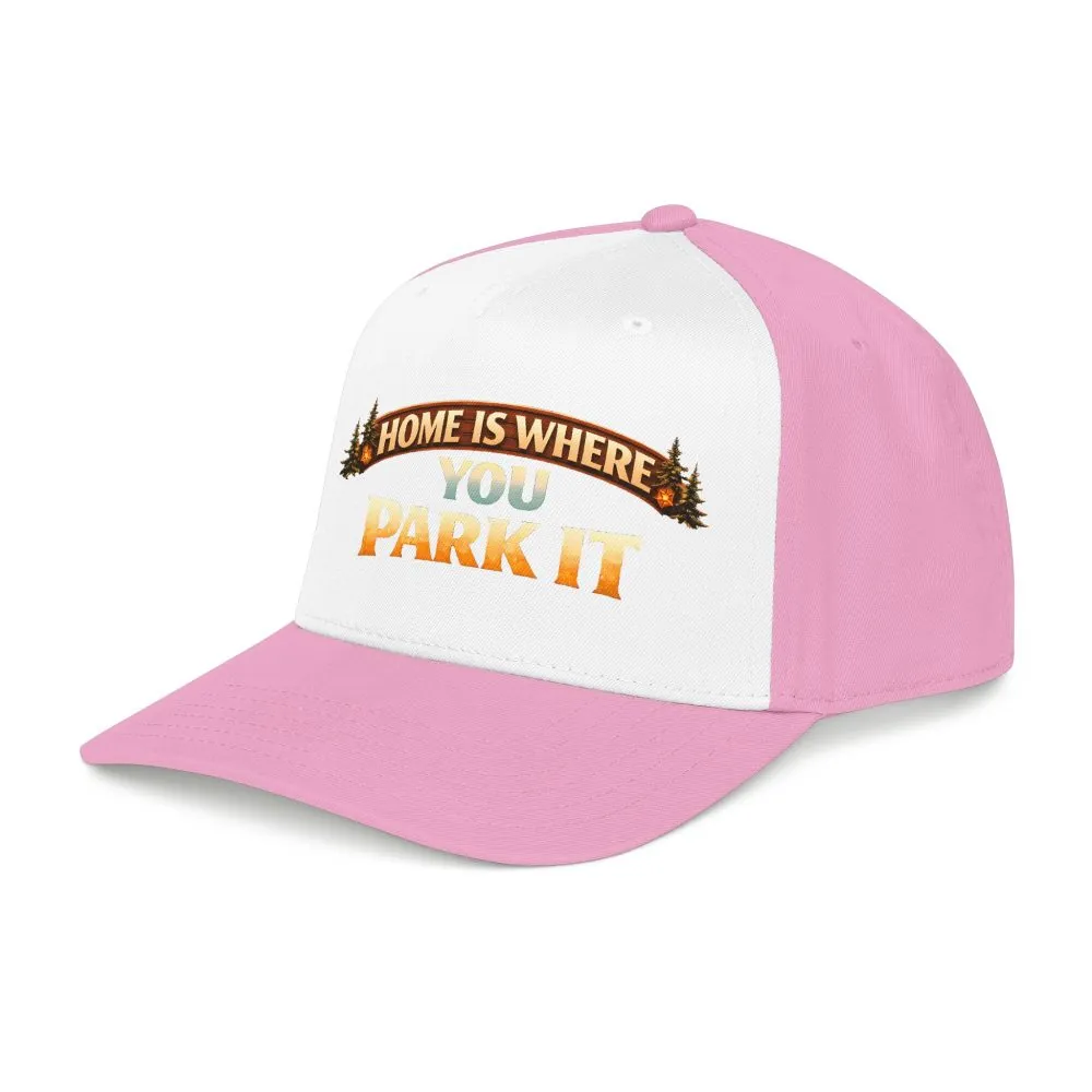 Baseball Cap - "Home Is Where You Park It" Design Scenic-Line