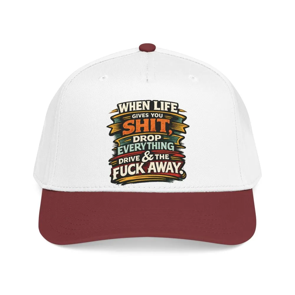 14983487011676244169_2048.jpeg Baseball Cap - "When Live Gives You Shit" Design F**K-Line