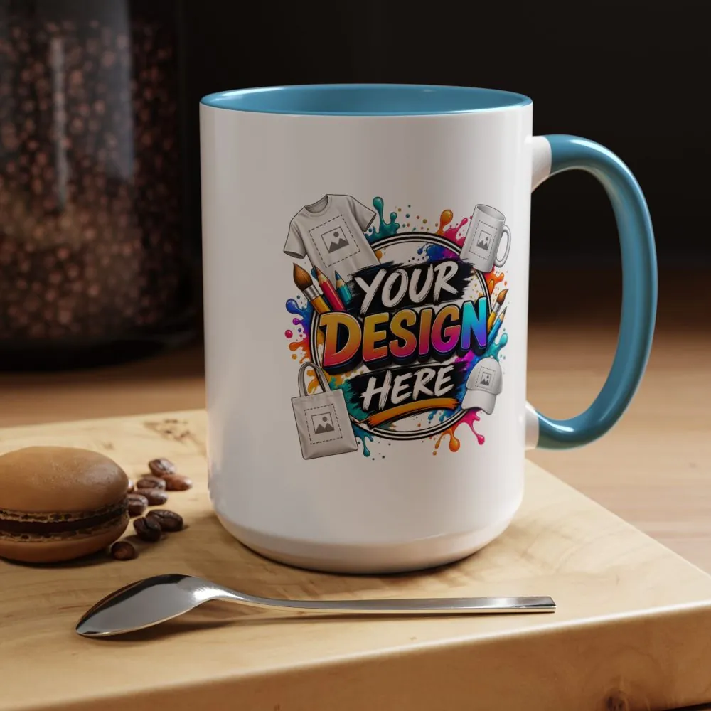 14987270533483137061_2048.jpeg Accent Coffee Mug — Colorful 'Your Design Here' Artist Print (11/15 oz)
