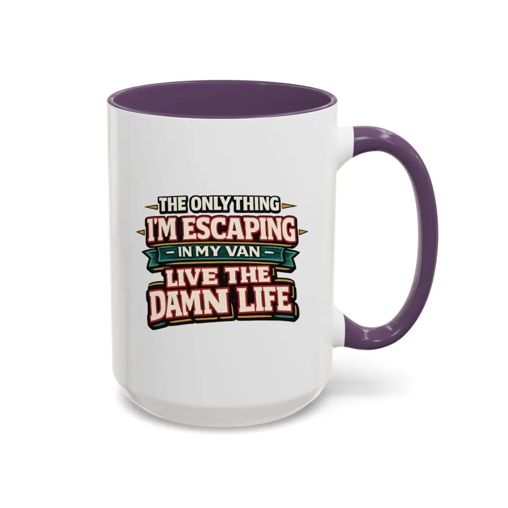 1499205012263237624_2048.jpeg Accent Coffee Mug (11, 15oz) — "The Only Thing I´m Escaping" Design F**K-Line