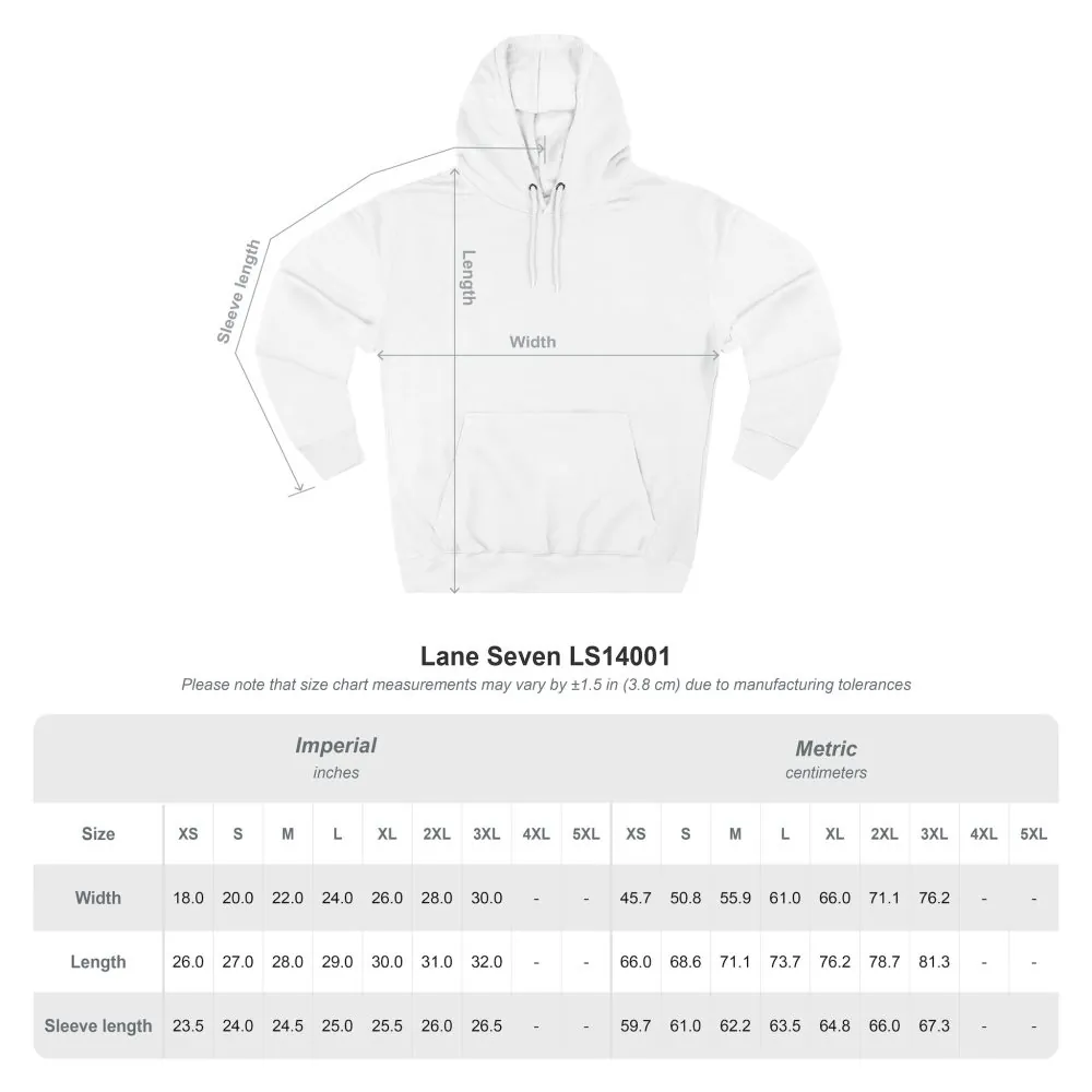 Three-Panel Fleece Hoodie - "Find Your Escape" Design Cubic-Line