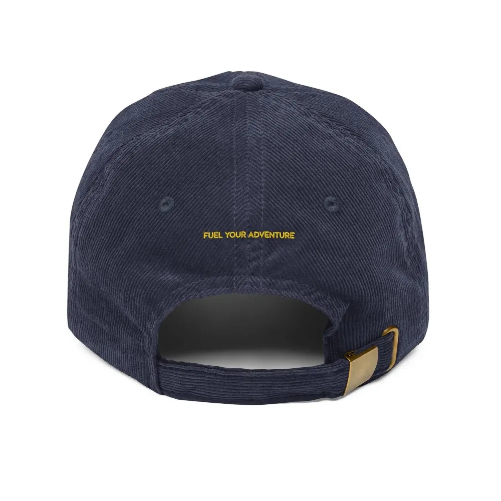 15038536252307648315_2048.jpeg Vintage Corduroy Cap (Embroidery) — "Fuel Your Adventure" Embroidered Hat