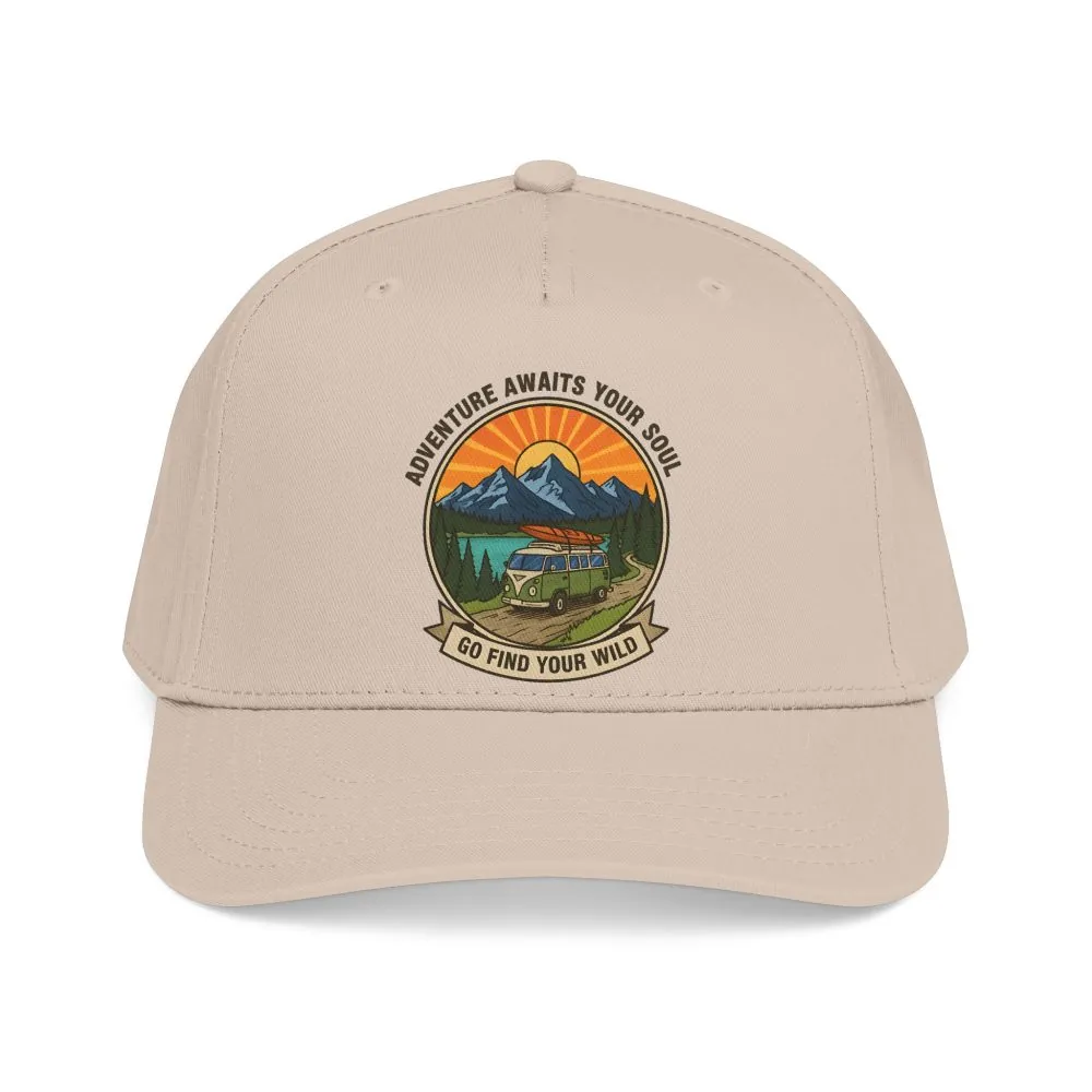 Baseball Cap — "Go Find Your Wild" Outdoor Patch