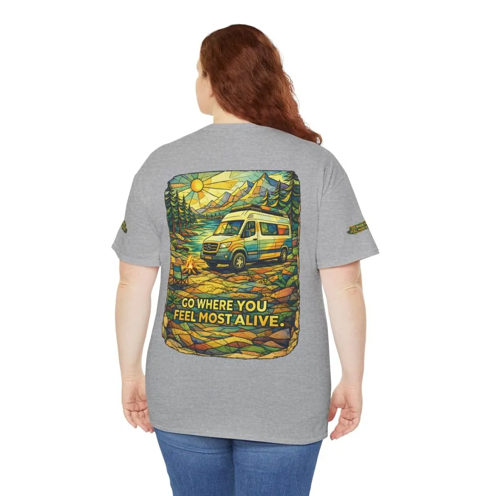15106535479684990804_2048.jpeg Unisex Heavy Cotton Tee — "Go Where You Feel Most Alive" Design Cubic-Line
