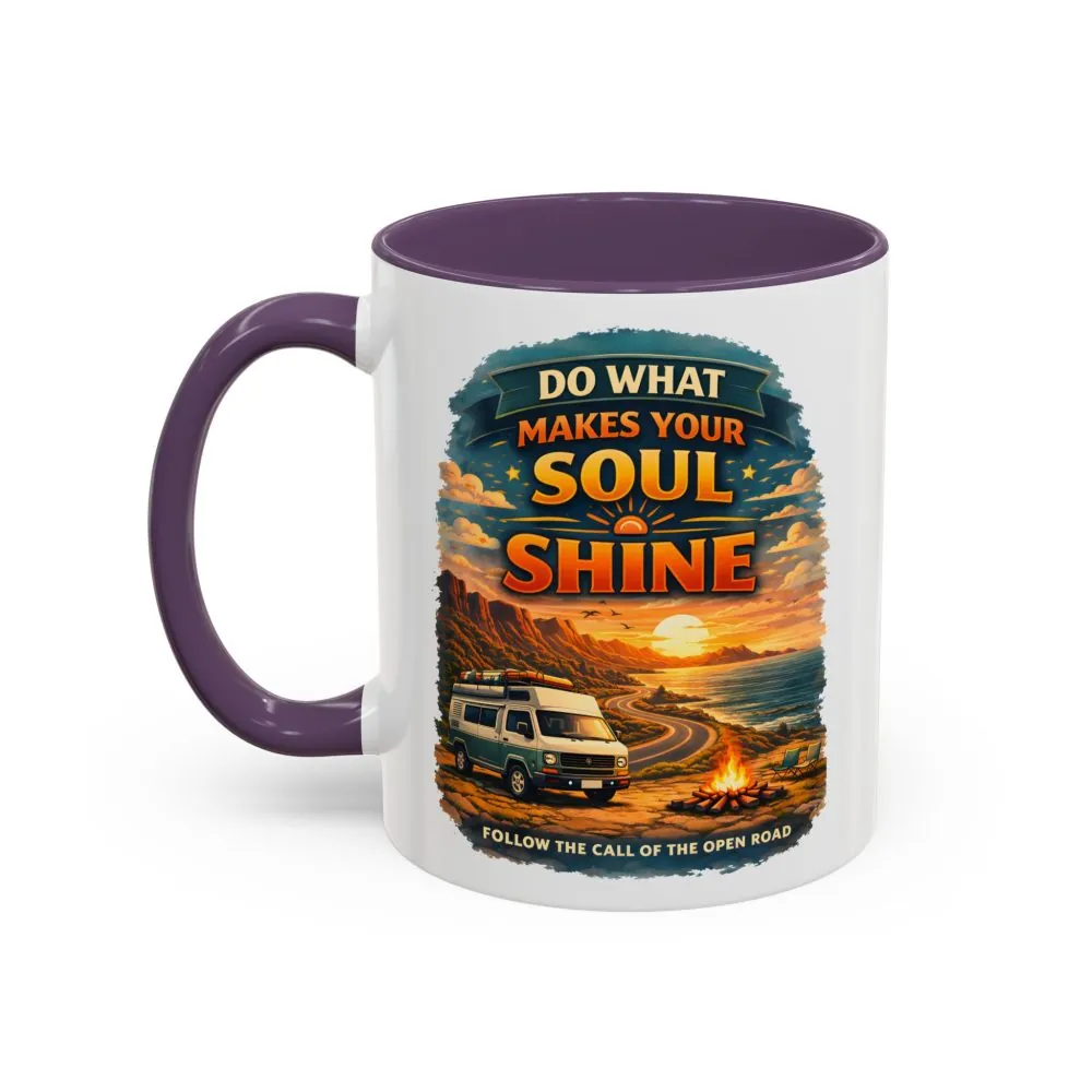 15130728910971735753_2048.jpeg Accent Coffee Mug (11, 15oz) — "Do What Makes Your Soul Shine" Design Scenic-Line