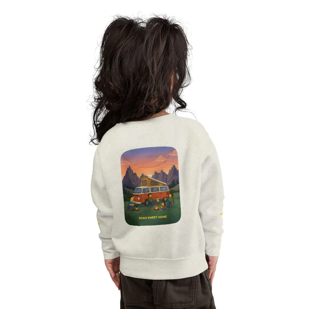 15142761719271436066_2048.jpeg Toddler Sweatshirt - "Roam Sweet Home" (Design Sitcom-Line)