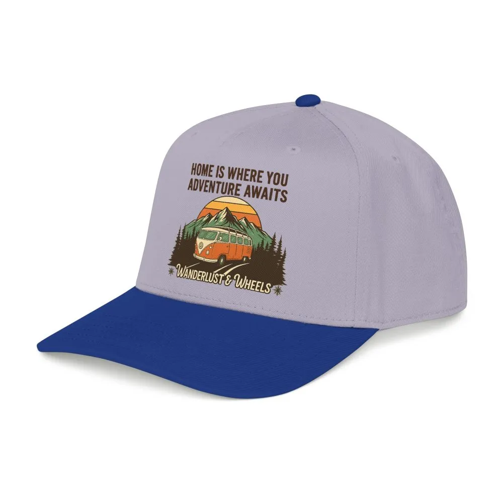 15192711946039331482_2048.jpeg Baseball Cap - "Home Is Where You Adventure Awaits" Mid Profile Baseball Cap