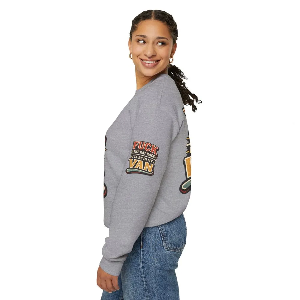 15197349113322240366_2048.jpeg Unisex Heavy Blend™ Crewneck Sweatshirt — "Fuck The Rat Race" Design F**K-Line