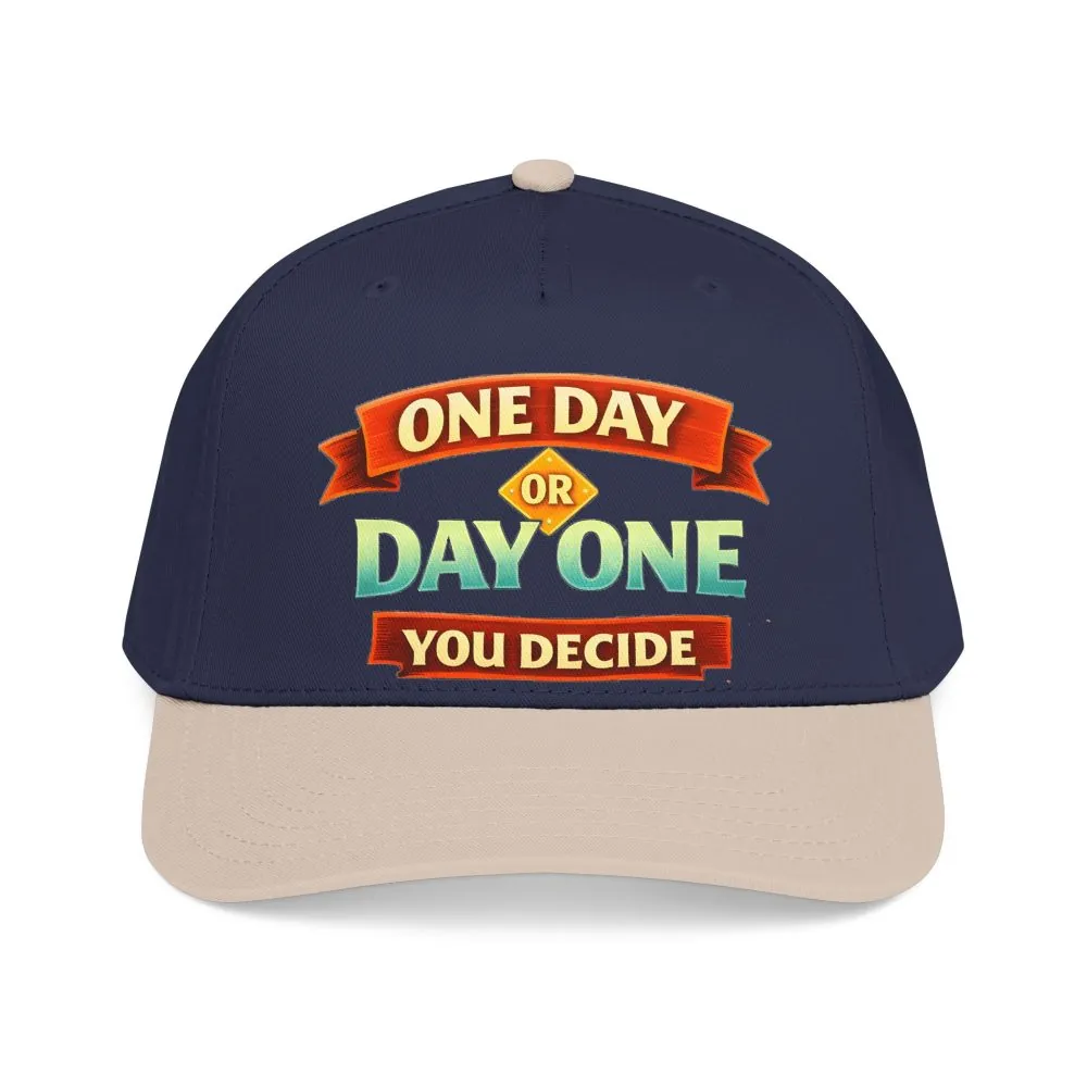 Baseball Cap - "One Day Or Day One" Design Scenic-Line