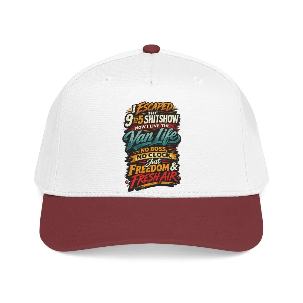 Baseball Cap - "I Escaped The 9 To 5" Design F**K-Line