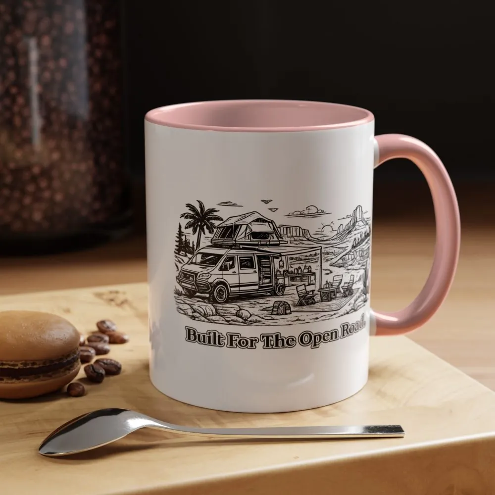 15277716776697466150_2048.jpeg Accent Coffee Mug (11, 15oz) — "Built For The Open Road" Design Minimal-Line