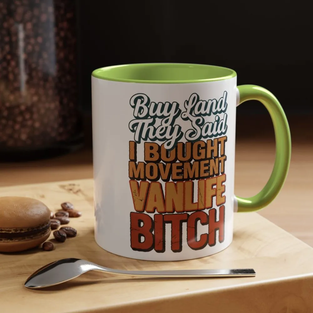 15283314820191758557_2048.jpeg Accent Coffee Mug (11, 15oz) — "Buy Land They Said" Design F**K-Line