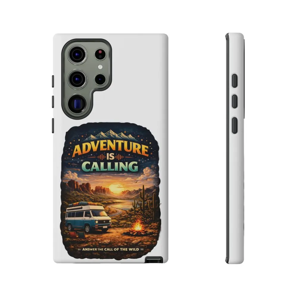 Phone Case — "Adventure Is Calling" (Design Scenic-Line)
