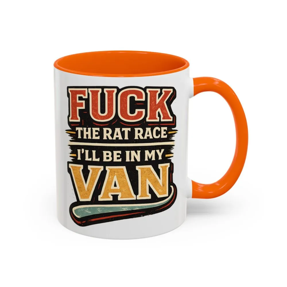 15354689814174446535_2048.jpeg Accent Coffee Mug (11, 15oz) — "Fuck The Rat Race" Design F**K-Line