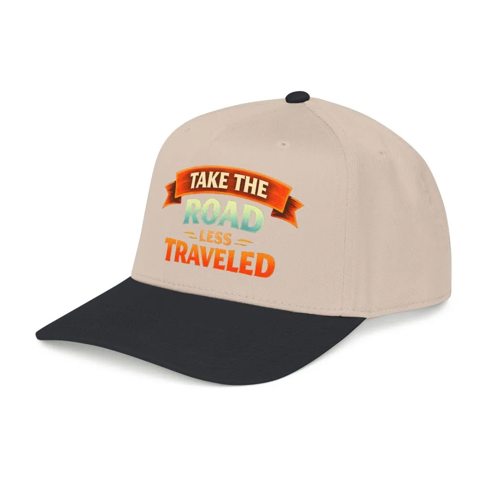 Baseball Cap - "Take The Road Less Traveled" Design Scenic-Line