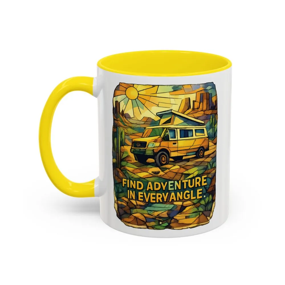 15378220701376755905_2048.jpeg Accent Coffee Mug (11, 15oz) — "Find Adventure In Every Corner" Design Cubic-Line