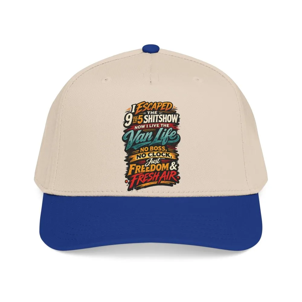 Baseball Cap - "I Escaped The 9 To 5" Design F**K-Line