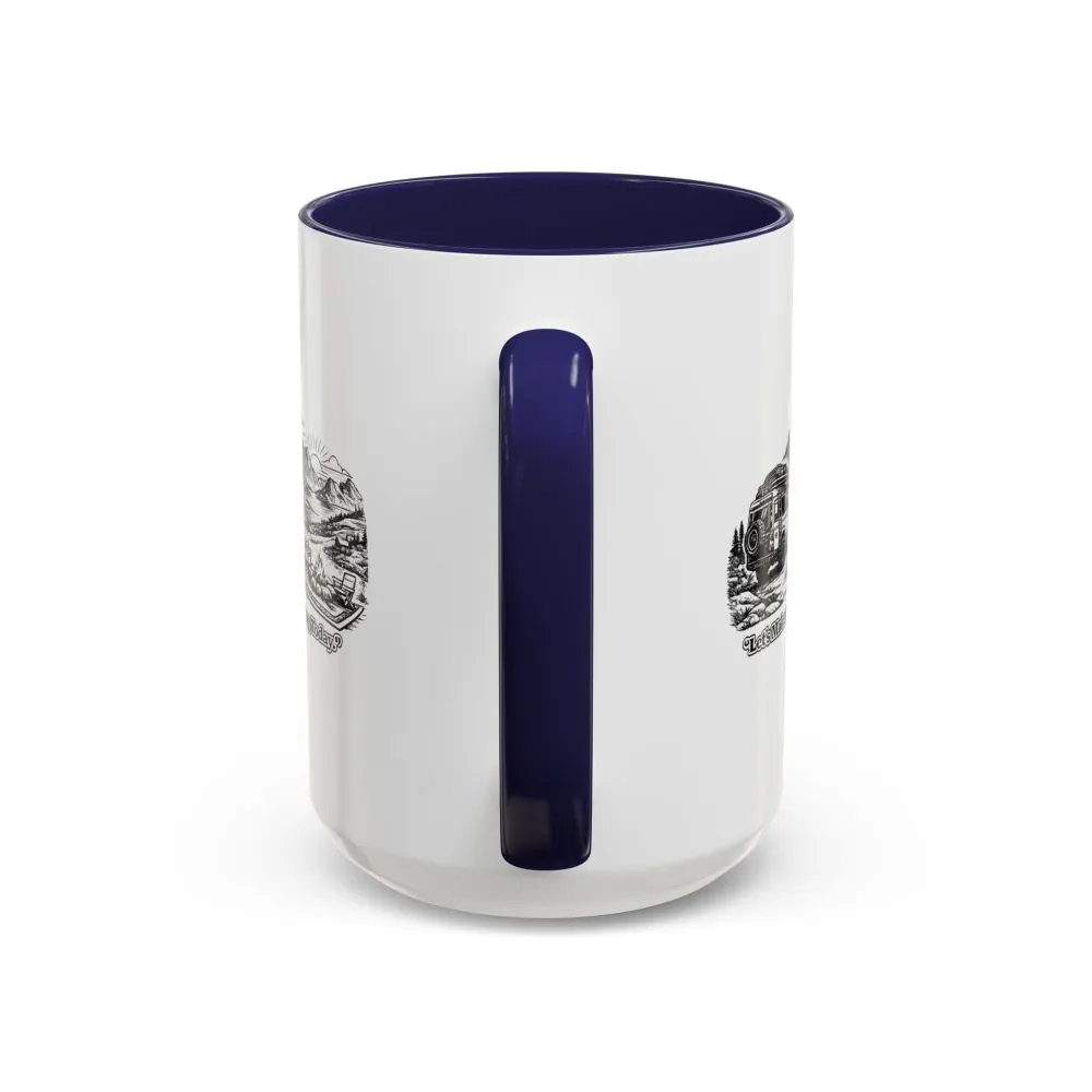 Accent Coffee Mug (11, 15oz) — "Lets make Someday, Today?" Design Minimal-Line