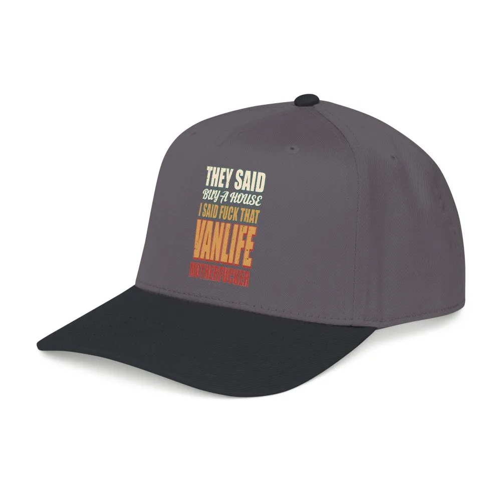 15454912739867175143_2048.jpeg Baseball Cap - "They Said Buy A House" Design F**K-Line