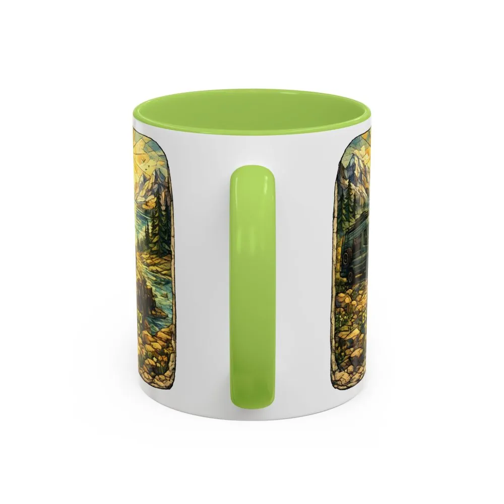 15458033883091015249_2048.jpeg Accent Coffee Mug (11, 15oz) — "Escape Into The Wild" Design Cubic-Line