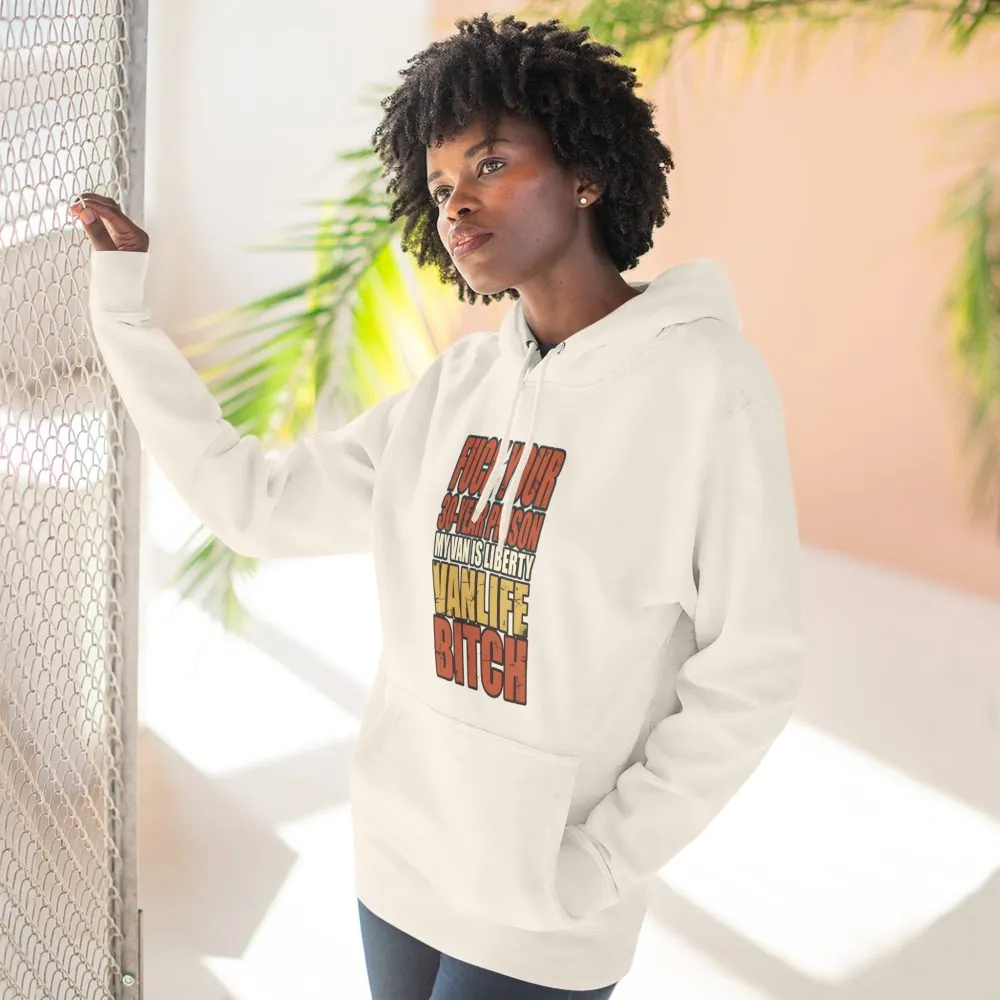 15464807486420554294_2048.jpeg Three-Panel Fleece Hoodie - "Fuck Your 30 Year" Design F**K-Line