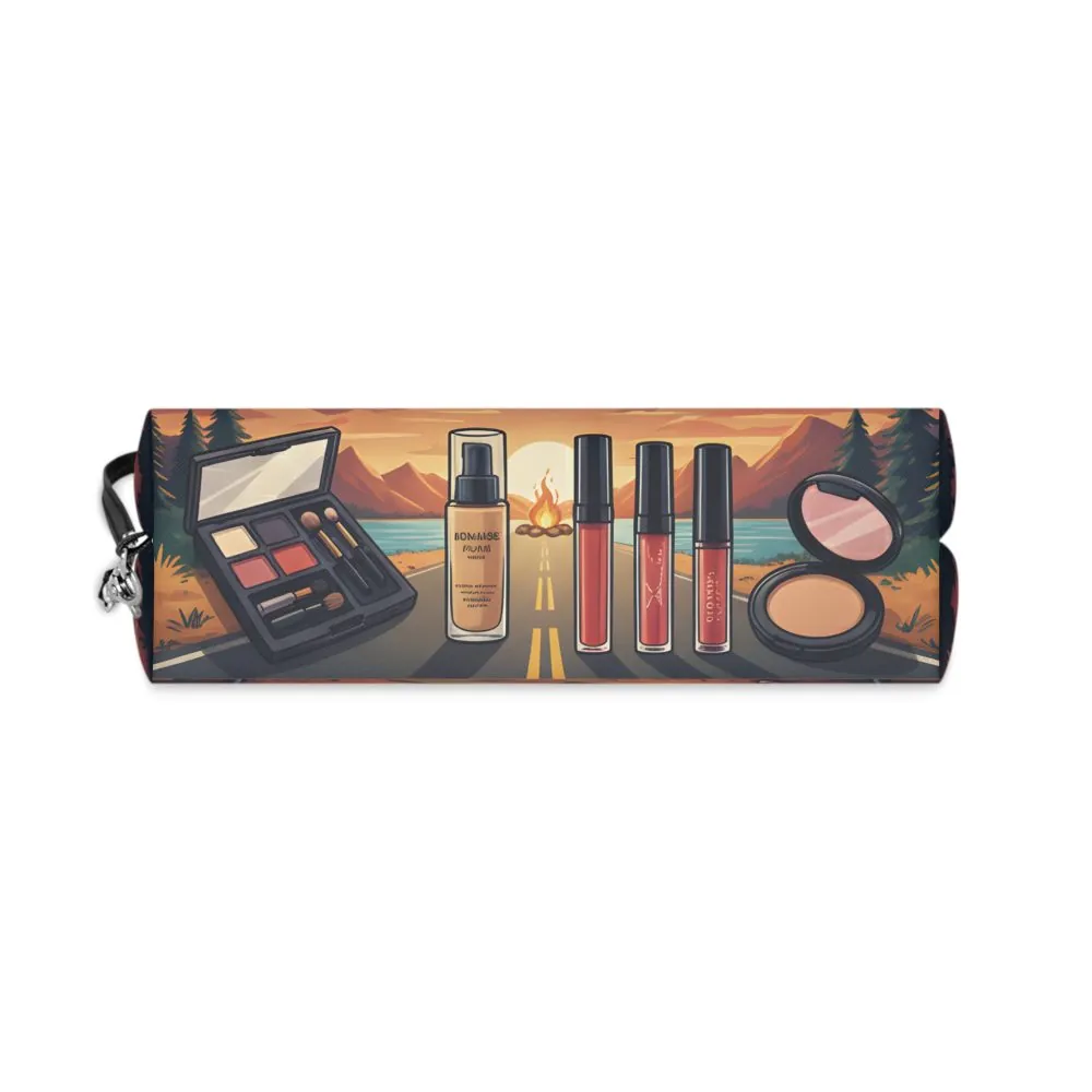 15482744635015171898_2048.jpeg Makeup Bag — "Wheels and Winged Eyeliner" campervan quoted
