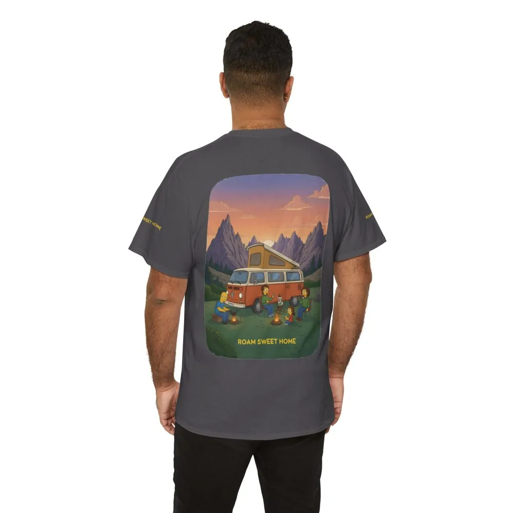 15490200638031497412_2048.jpeg Unisex Heavy Cotton Tee — "Roam Sweet Home" Design Sitcom-Line