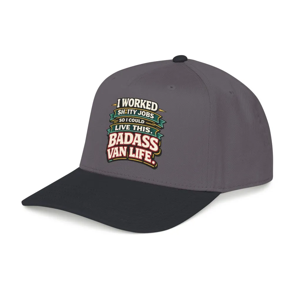 15498250856015352931_2048.jpeg Baseball Cap - "I Worked Shitty Jobs" Design F**K-Line