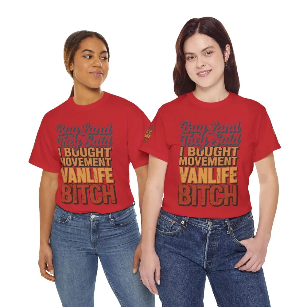 15511357136568247893_2048.jpeg Unisex Heavy Cotton Tee — "Buy Land They Said" Design F**K-Line
