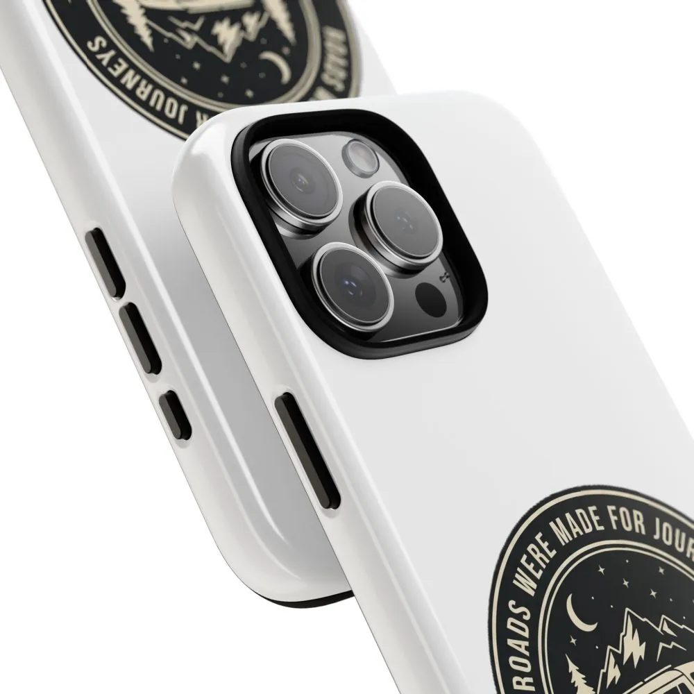 Phone Case — "ROAD WHERE MADE FOR JOURNEYS-NOT DESTINATIONS" Camper Van Design