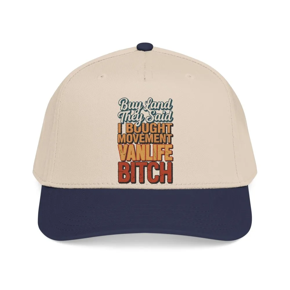 Baseball Cap - "Buy Land They Said" Design F**K-Line