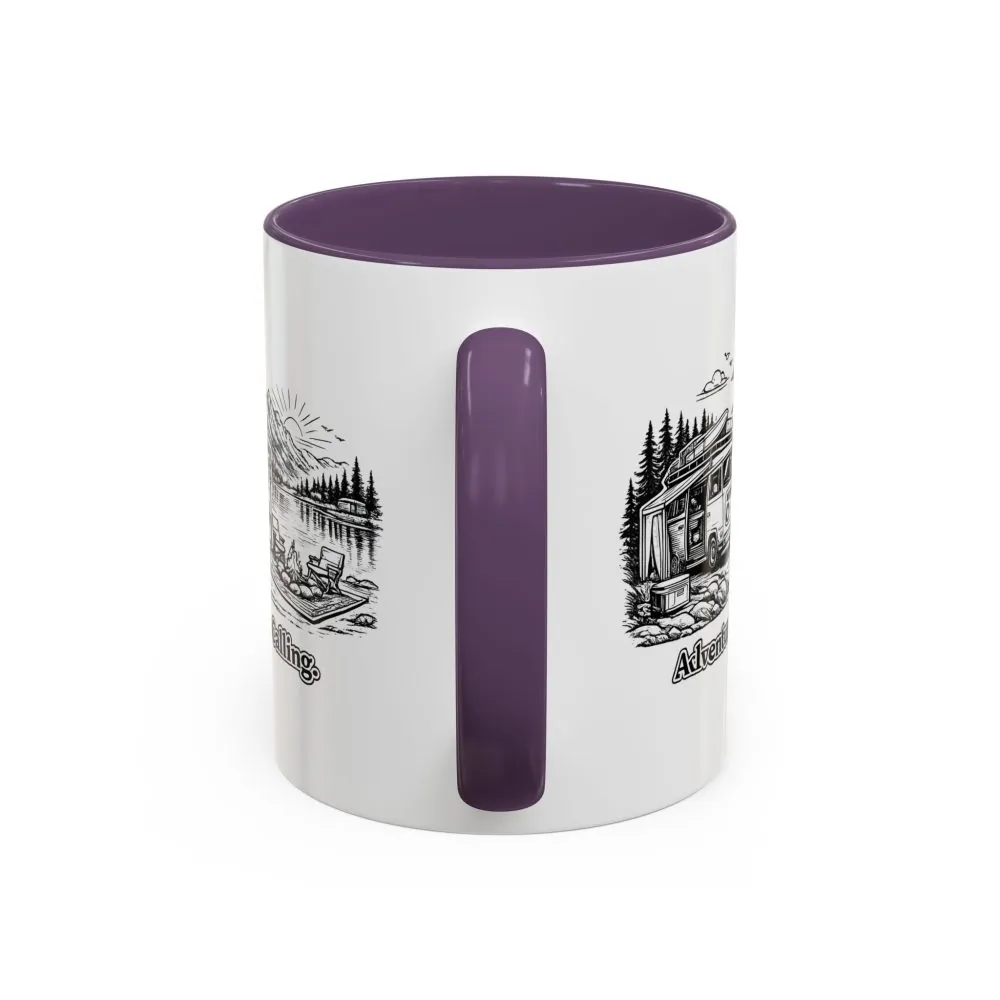15531402061353681700_2048.jpeg Accent Coffee Mug (11, 15oz) — "Adventure Is Calling" Design Minimal-Line