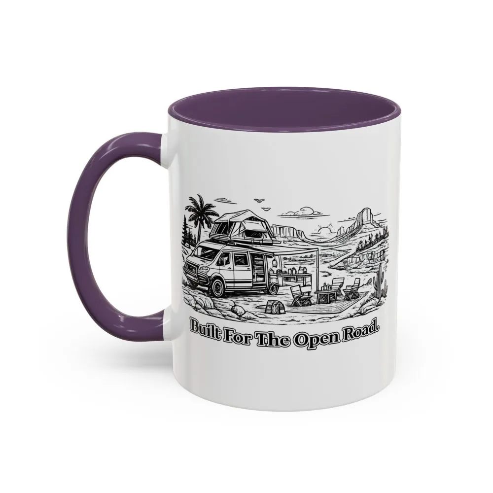 15536820899181191680_2048.jpeg Accent Coffee Mug (11, 15oz) — "Built For The Open Road" Design Minimal-Line