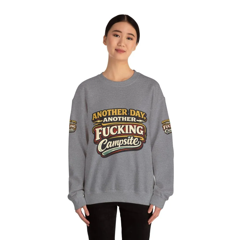 Unisex Heavy Blend™ Crewneck Sweatshirt — "Another Day" Design F**K-Line