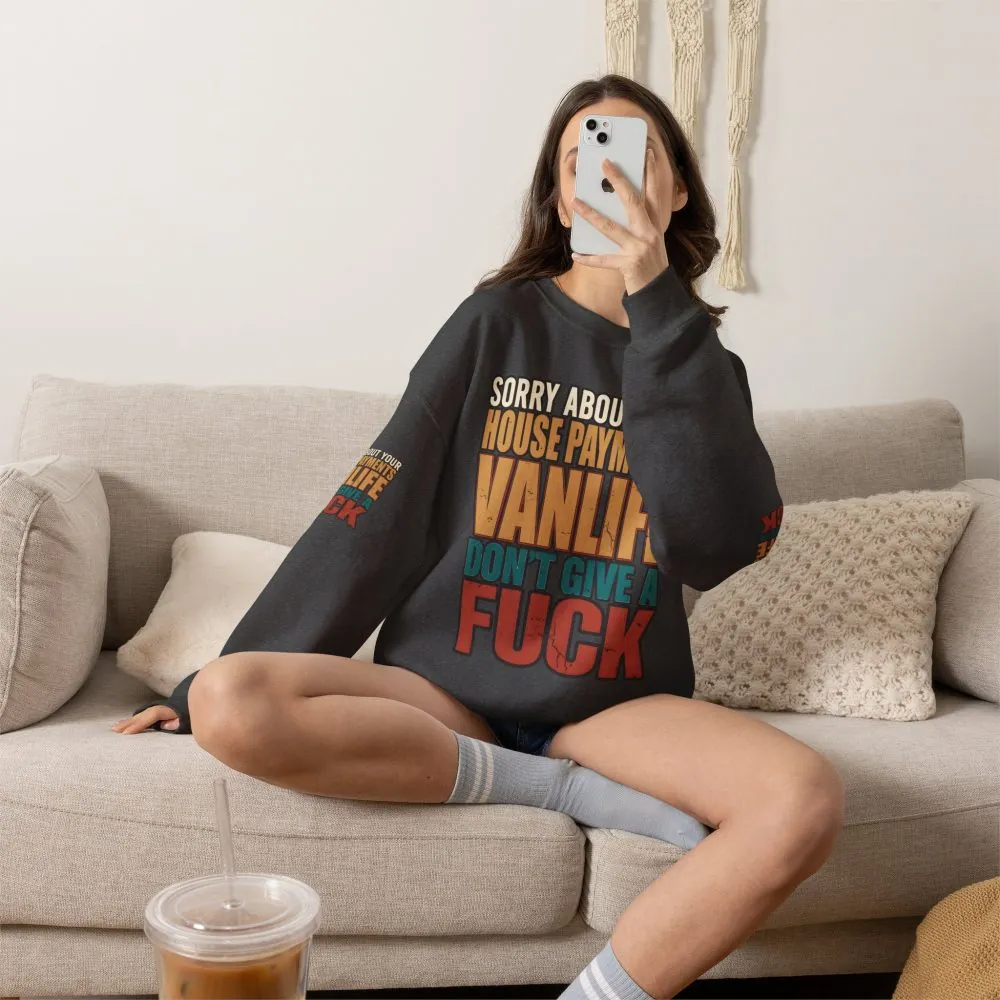 15598563980896614503_2048.jpeg Unisex Heavy Blend™ Crewneck Sweatshirt — "Sorry About Your House Payments" Design F**K-Line