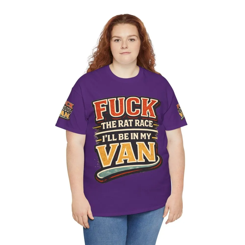 15609014485810012807_2048.jpeg Unisex Heavy Cotton Tee — "Fuck The Rat Race" Design F**K-Line