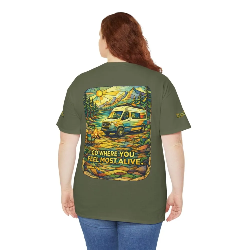15618071546566653111_2048.jpeg Unisex Heavy Cotton Tee — "Go Where You Feel Most Alive" Design Cubic-Line