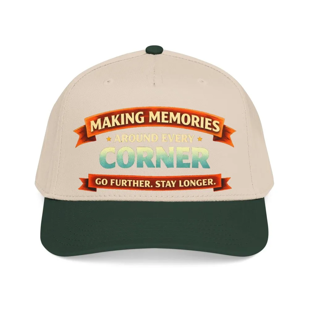 Baseball Cap - "Making Memories Around Every Corner" Design Scenic-Line