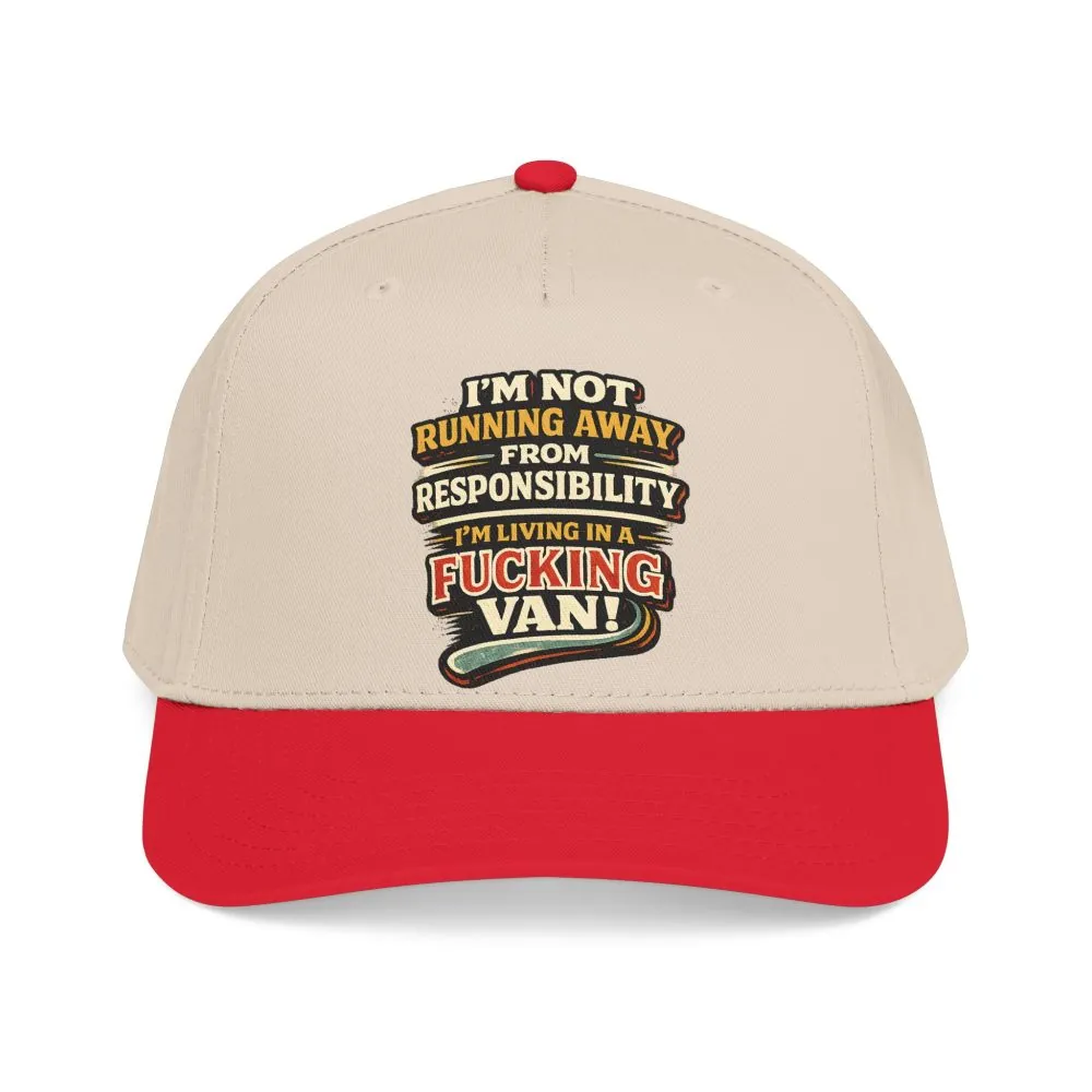 15664895187122525153_2048.jpeg Baseball Cap - "I`m Not running Away" Design F**K-Line