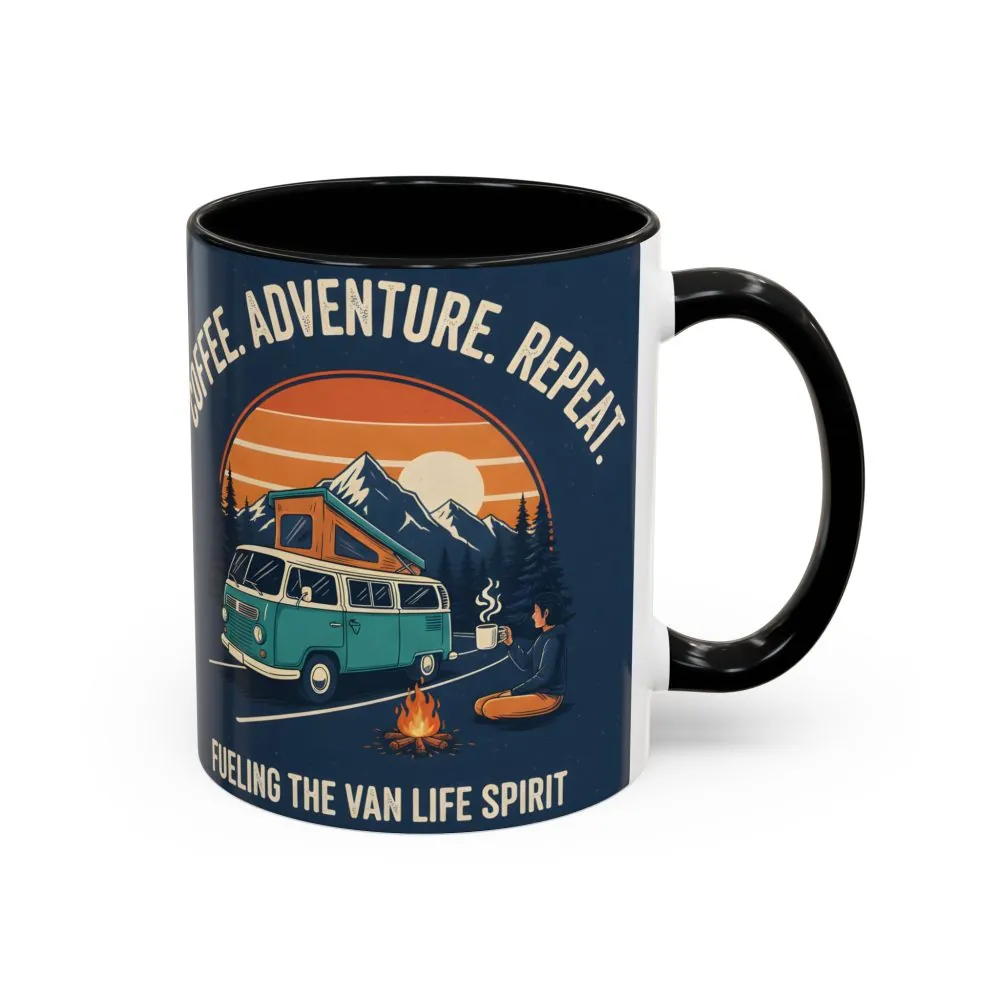 15668095919978198639_2048.jpeg Accent Coffee Mug (11, 15oz) - "Coffee. Adventure. Repeat."