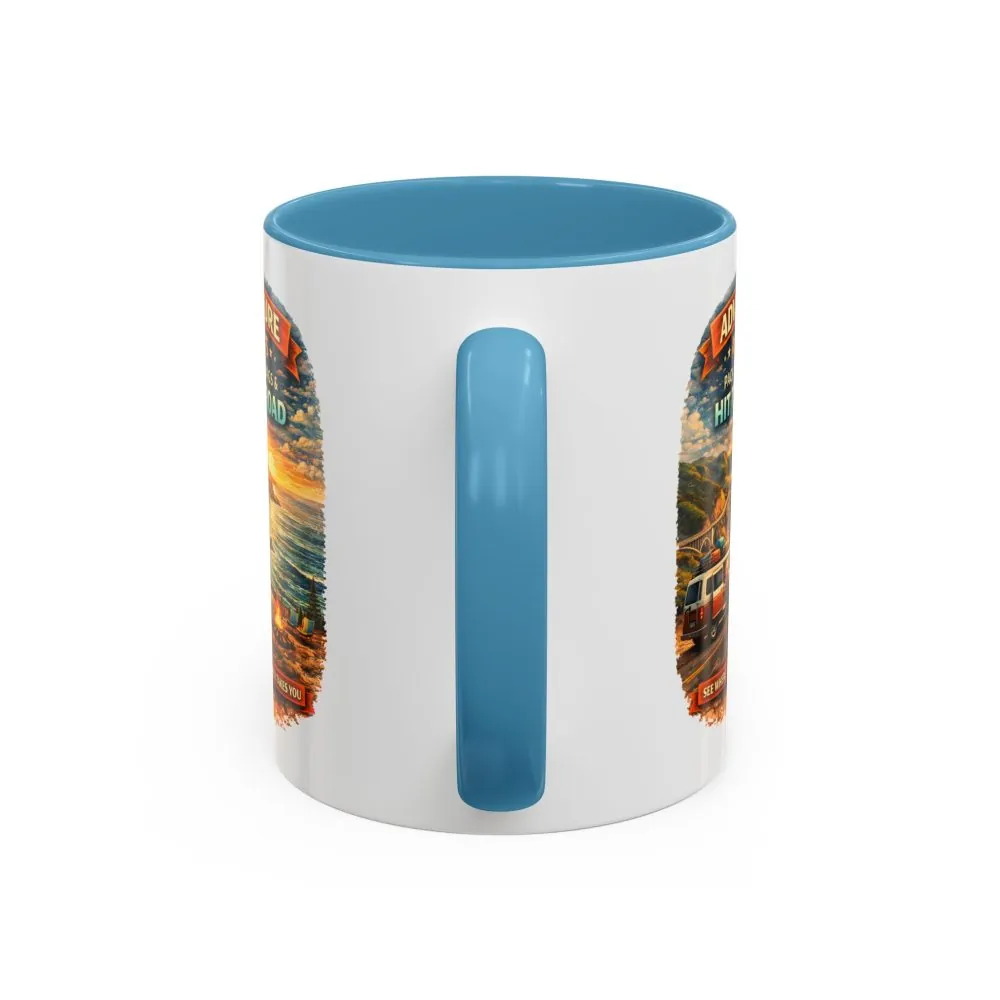 15670043503424391929_2048.jpeg Accent Coffee Mug (11, 15oz) — "Adventure Awaits-Pack Your Bags" Design Scenic-Line