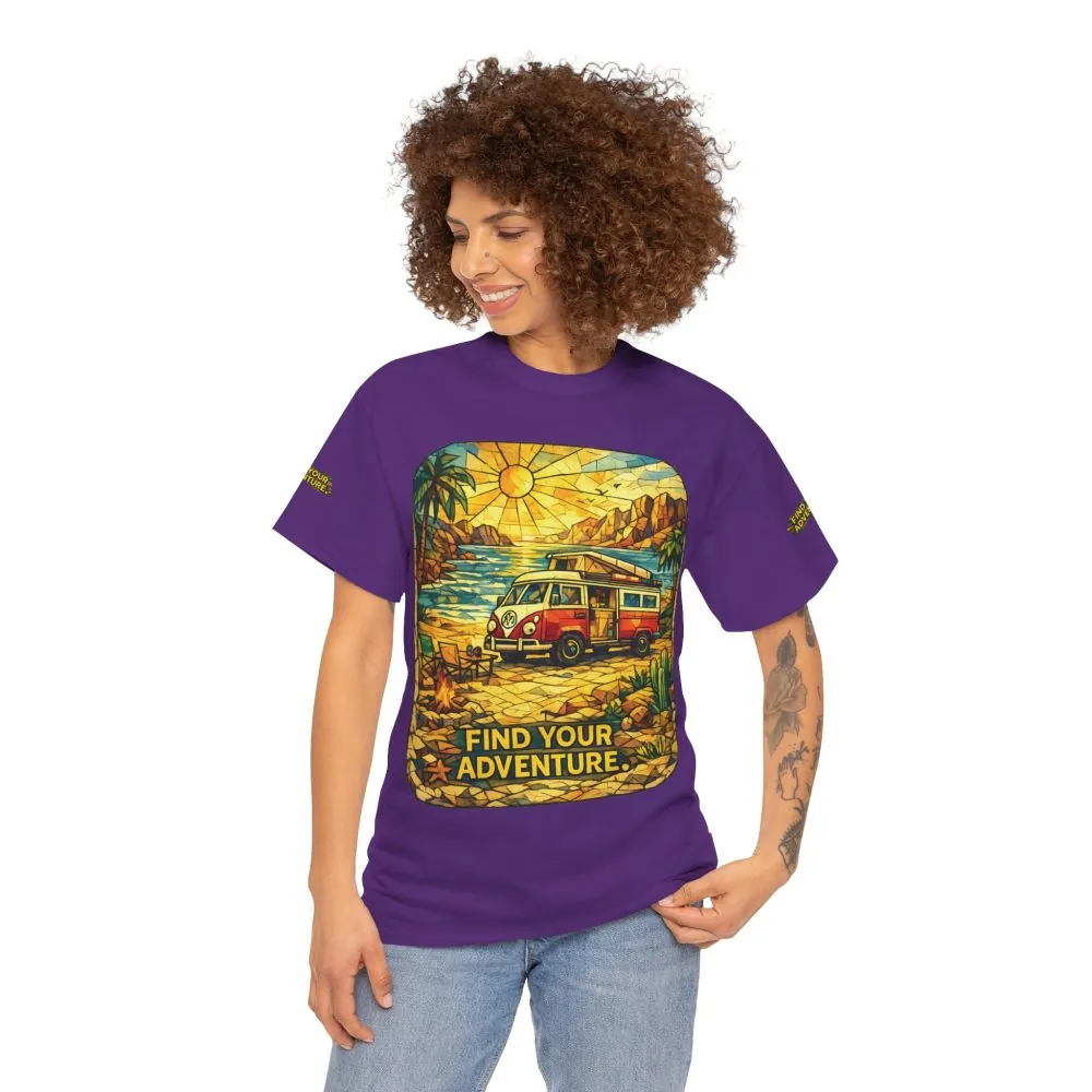 1570054577513297462_2048.jpeg Unisex Heavy Cotton Tee — "Find Your Adventure" Design Cubic-Line