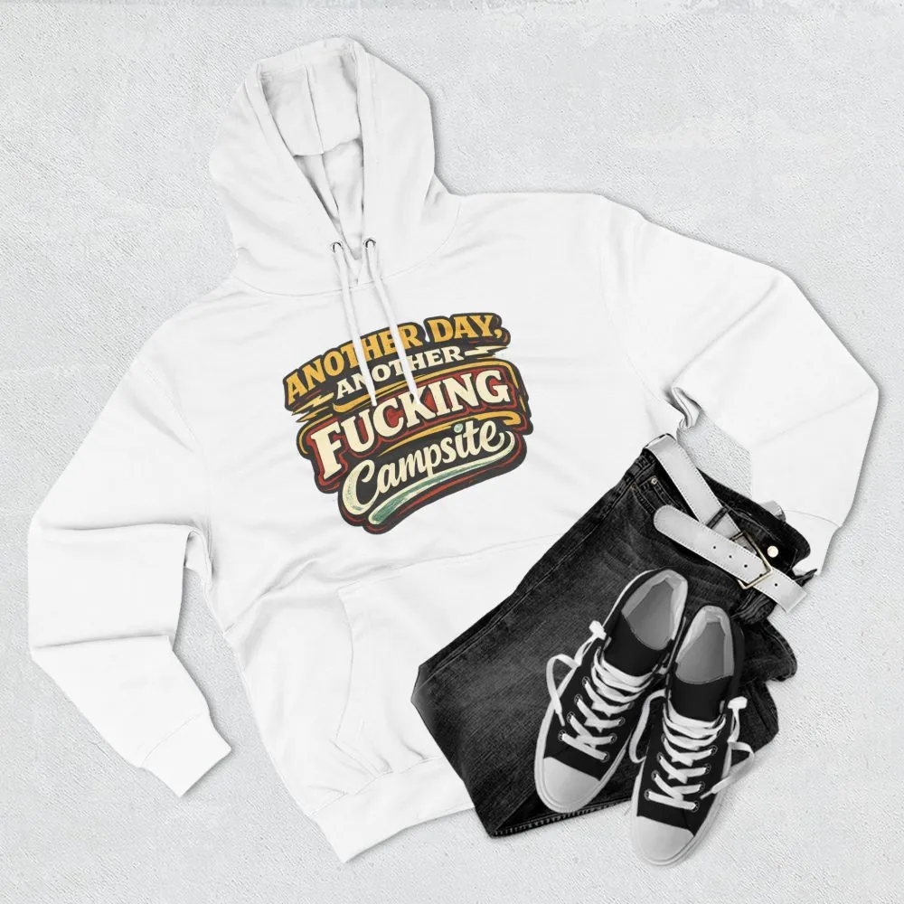 Three-Panel Fleece Hoodie - "Another Day" Design F**K-Line