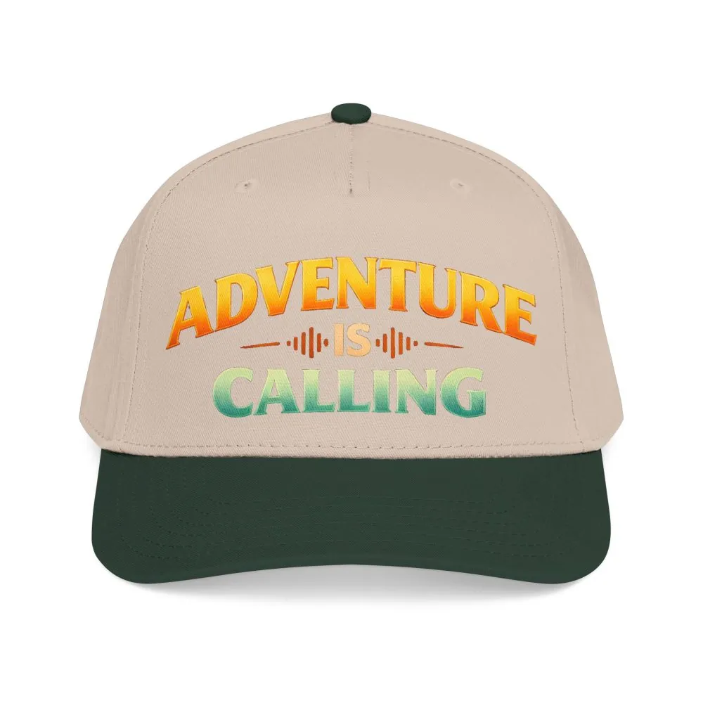 Baseball Cap - "Adventure Is Calling" Design Scenic-Line