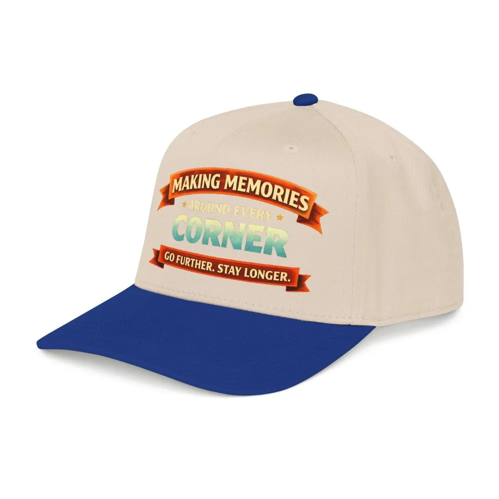 Baseball Cap - "Making Memories Around Every Corner" Design Scenic-Line
