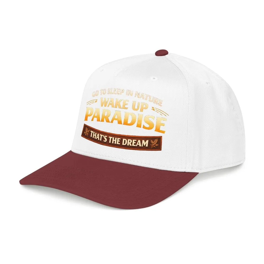 15813063577712595754_2048.jpeg Baseball Cap - "Go sleep Nature-Wake Up Paradise" Design Scenic-Line