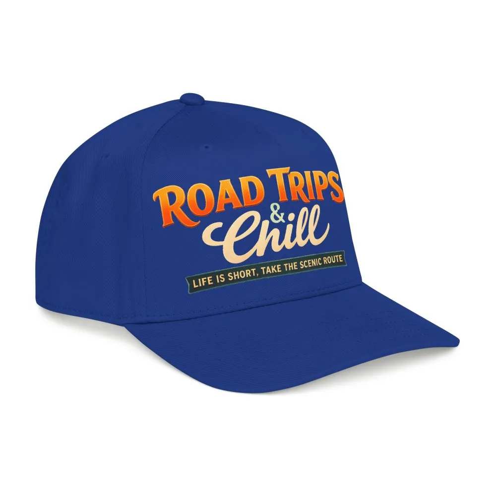 Baseball Cap - "Road Trips And Chill" Design Scenic-Line