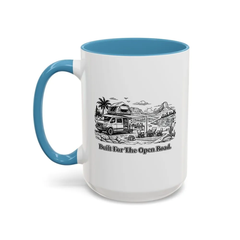15830075467492727967_2048.jpeg Accent Coffee Mug (11, 15oz) — "Built For The Open Road" Design Minimal-Line